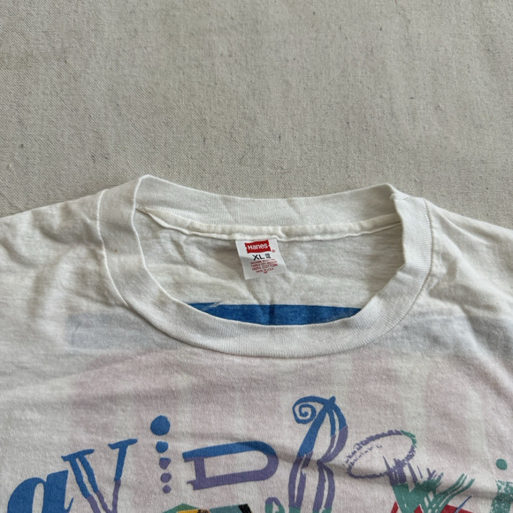 Vintage 80s 1987 David Bowie The Glass Spider Tour Music Tee Single Stitch XL - Picture 3 of 6